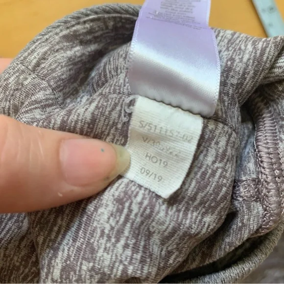 Athleta Exhale Heel Tight Size Extra Large (XL) Light Purple Women's Running - Picture 6 of 8